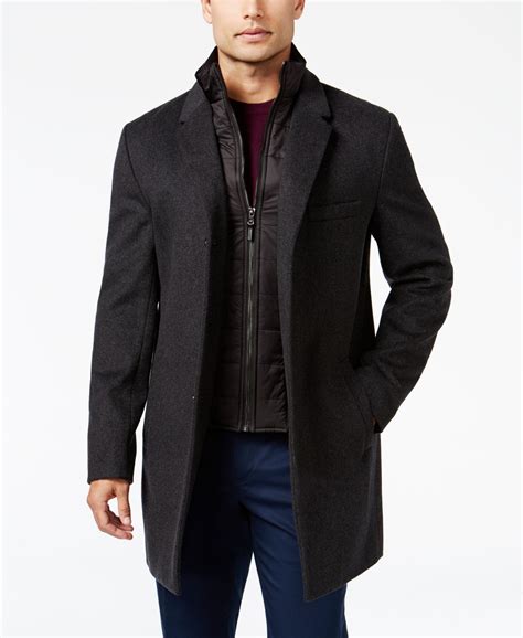 michael kors winter jacket mens|michael kors men's overcoat.